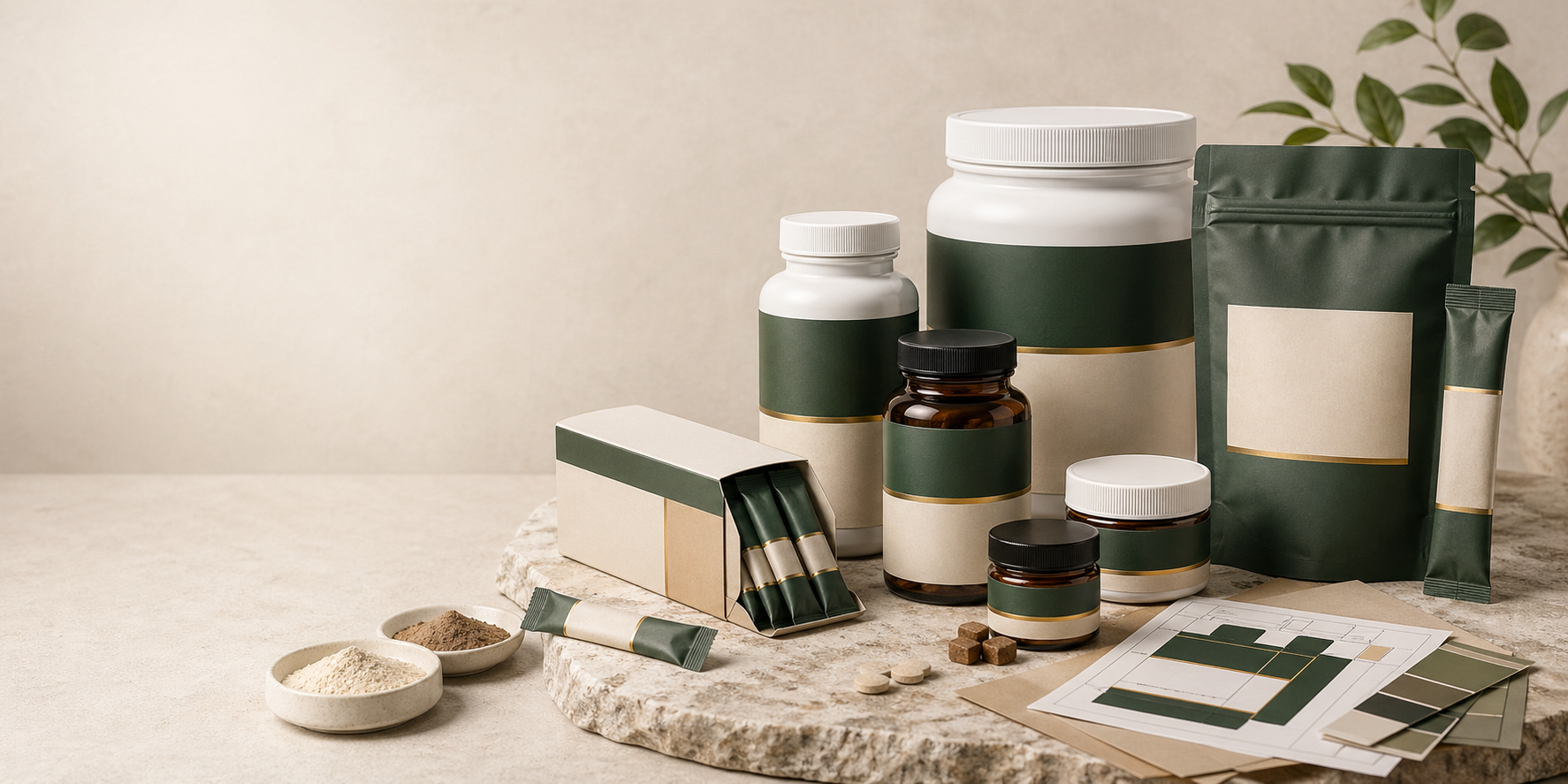 Packaging and label resource hero scene